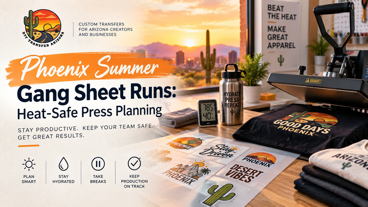 Phoenix Summer Gang Sheet Runs: Heat-Safe Press Planning