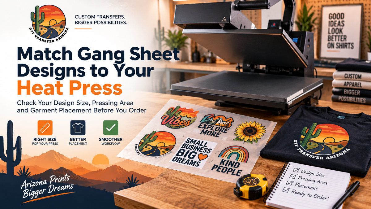 Match Gang Sheet Designs to Your Heat Press