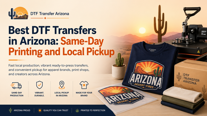 Best DTF Transfers in Arizona: Same-Day Printing and Local Pickup