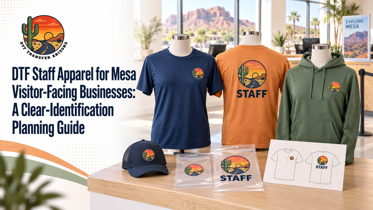 DTF Staff Apparel for Mesa Visitor-Facing Businesses: A Clear-Identification Planning Guide