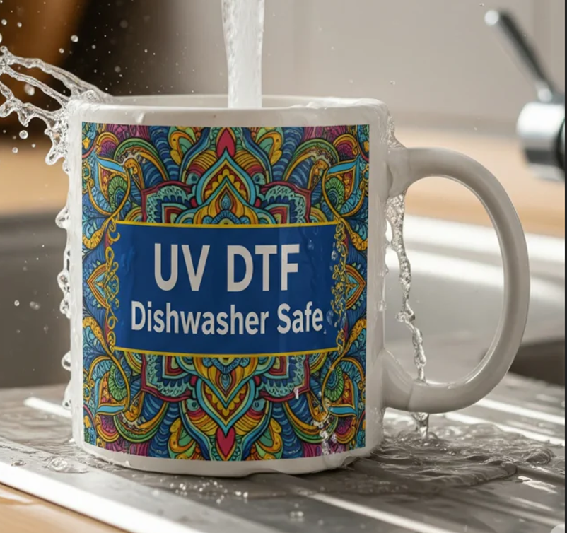 İs UV DTF Dishwasher Safe