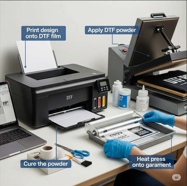 How To Make DTF Transfers With İnkjet Printer