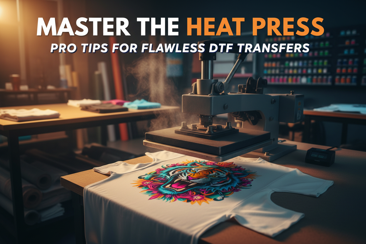 Master the Heat Press: Pro Tips for Flawless DTF Transfers