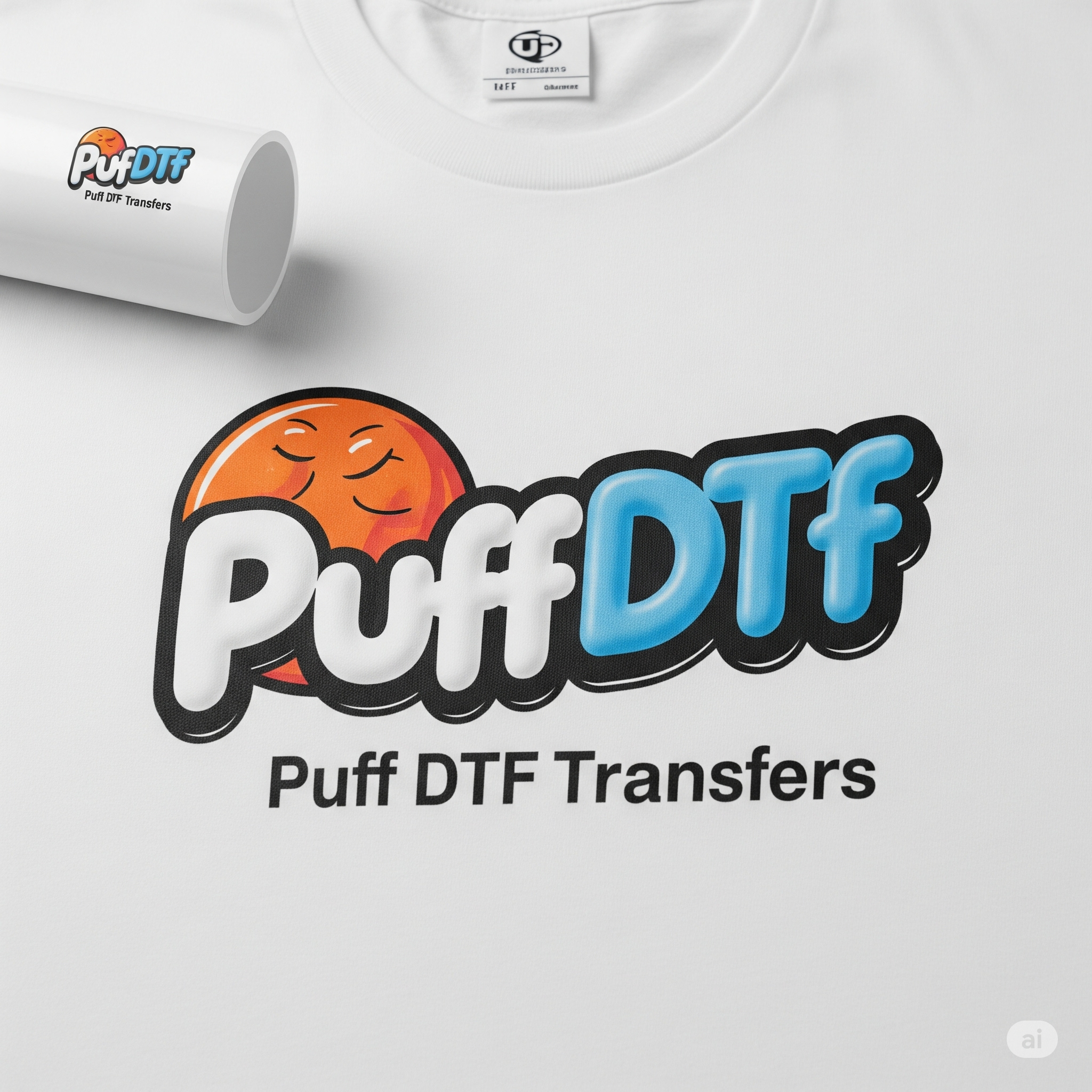 Puff DTF Transfers