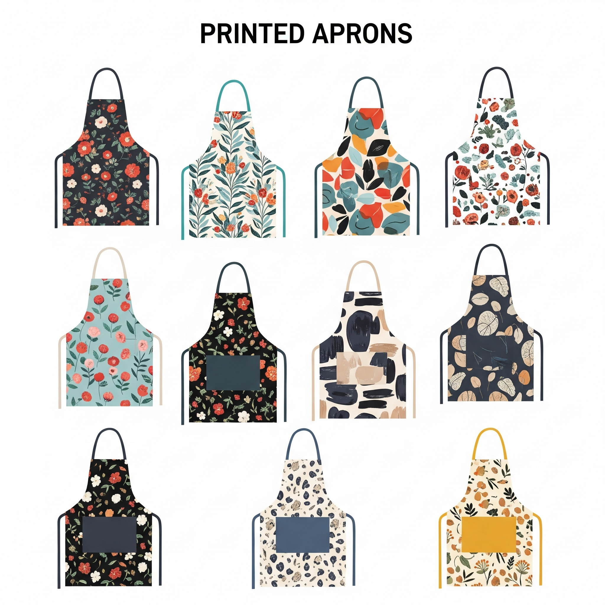 Printed Aprons