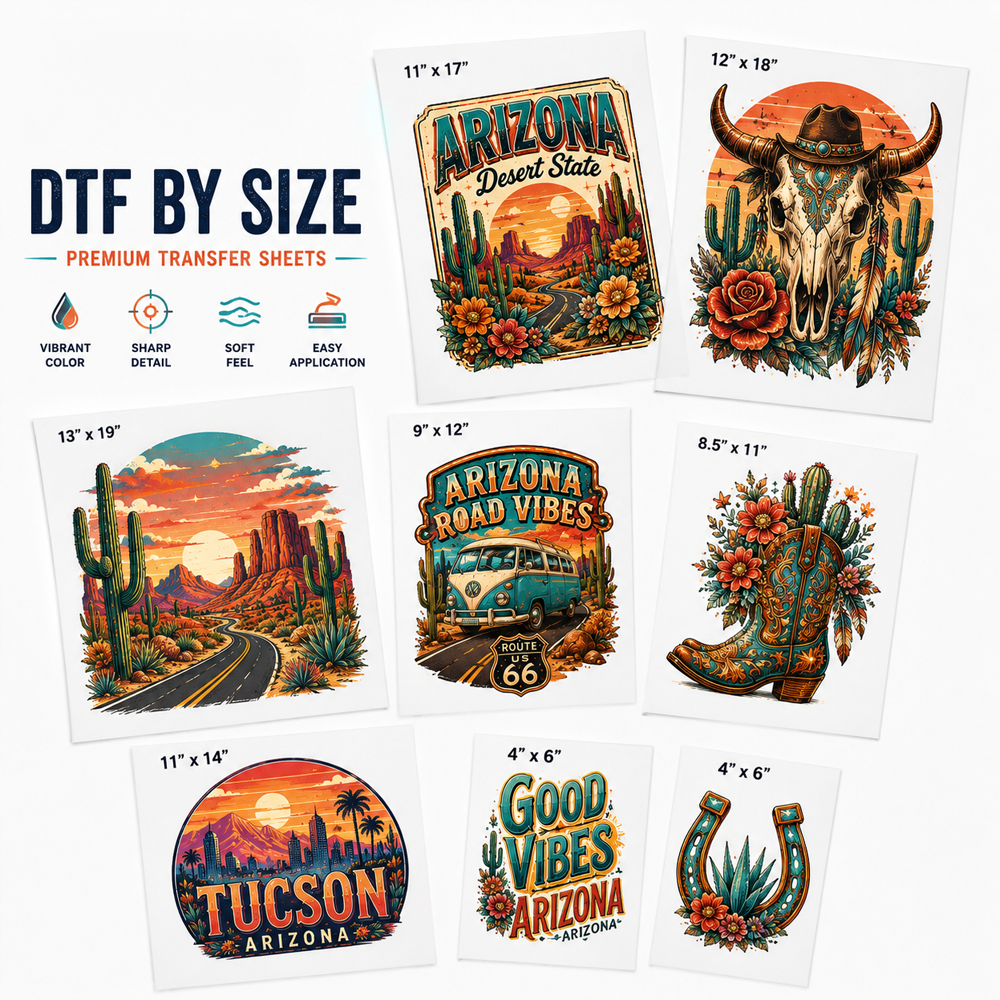 DTF Transfers by Size